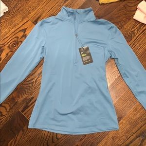 NIKE light blue quarter zip